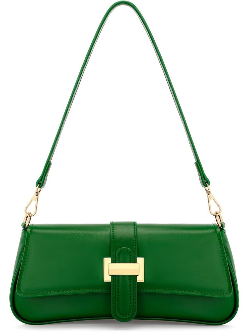 Women's Green Blue Small Hobo Vegan Leather Mini Retro Clutch Crossbody Bag